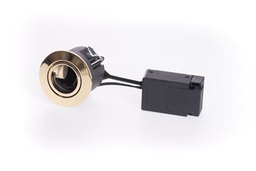 DIOSPOT OPTI GU10 messing rund indbygningsspot